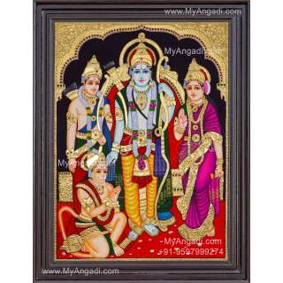 Ram Darbar Tanjore Painting