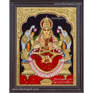 Gajalakshmi Tanjore Painting MATP266