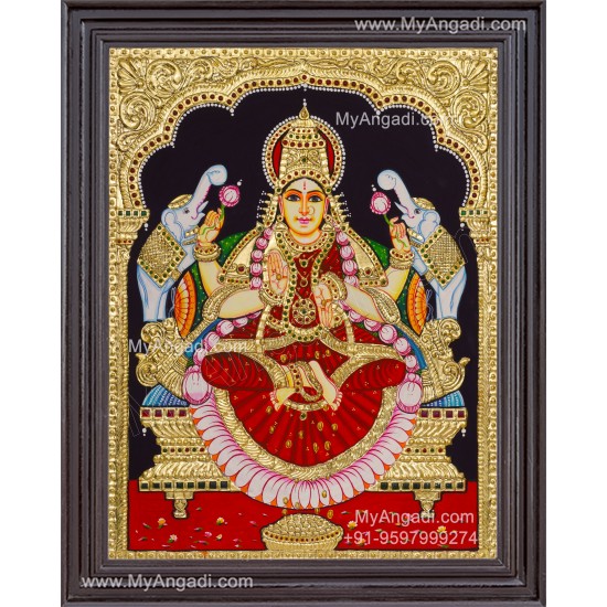 Gajalakshmi Tanjore Painting MATP266