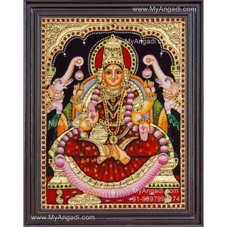 Gajalakshmi Tanjore Painting