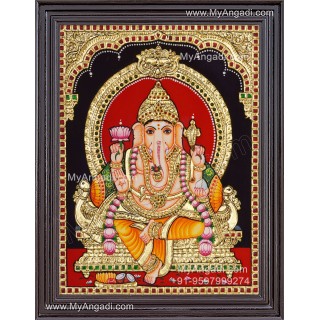 Ganapathi Tanjore Painting