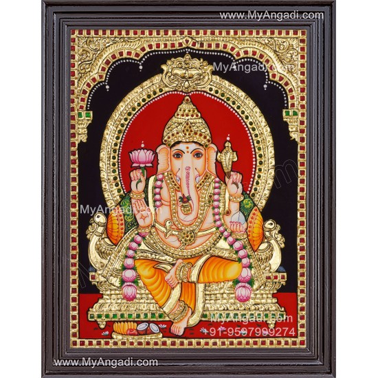 Ganapathi Tanjore Painting
