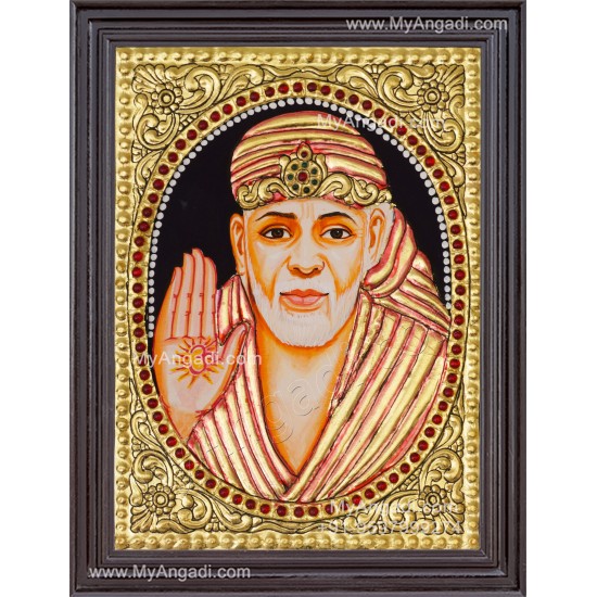 Saibaba Tanjore Painting
