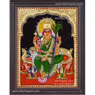 Raja Rajeshwari Tanjore Painting