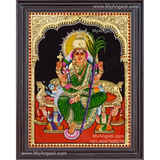 Raja Rajeshwari Tanjore Painting
