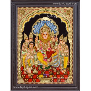 Lakshmi Narasimhar Tanjore Painting