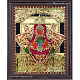 Sikkar Jeen Mata Goddess - Rajastan Tanjore Painting
