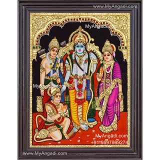 Ram Darbar Tanjore Painting