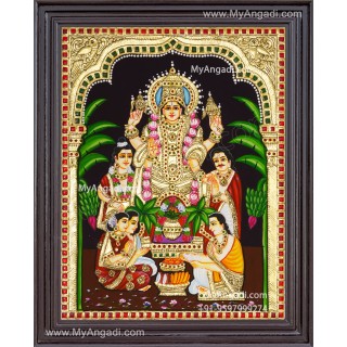Sathyanarayana Tanjore Painting
