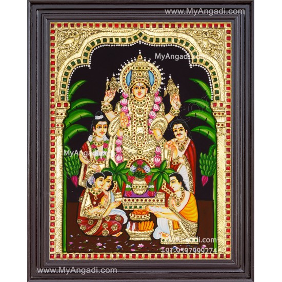 Sathyanarayana Tanjore Painting