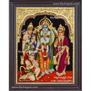 Ram Parivar Tanjore Painting
