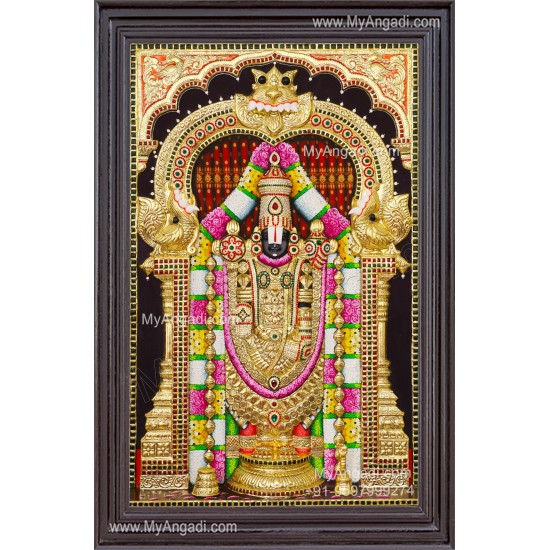 Balaji 3d Tanjore Painting