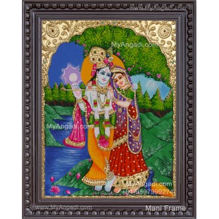 Radha Krishna Tanjore Painting
