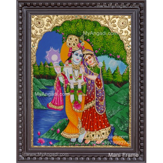 Radha Krishna Tanjore Painting