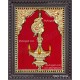 Vilakku Lamp Tanjore Painting