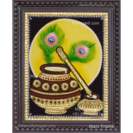 Butter Bot Tanjore Painting