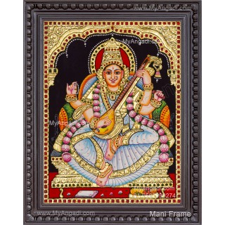 Saraswathi Tanjore Painting