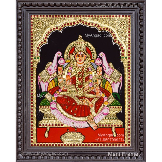 Gajalakshmi Tanjore Painting