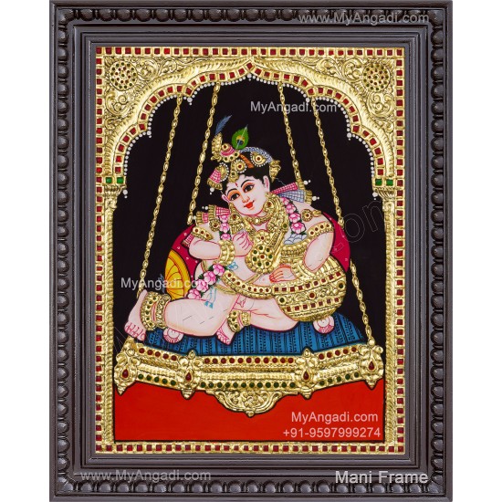 Krishna Tanjore Painting
