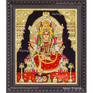 Samayapurathu Mariamman Tanjore Painting