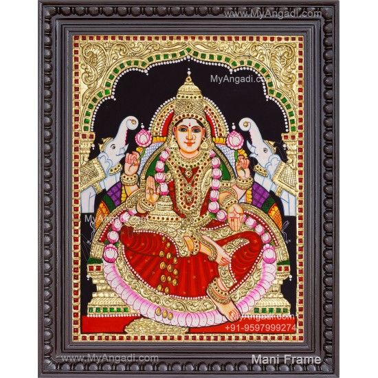 Gajalakshmi Tanjore Painting