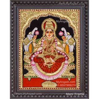 Gajalakshmi Tanjore Painting