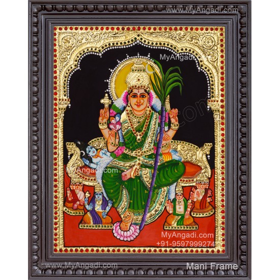 Raja Rajeshwari Tanjore Painting