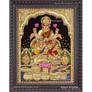Kubera Lakshmi Tanjore Painting