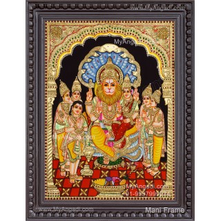 Lakshmi Narasimhar Tanjore Painting