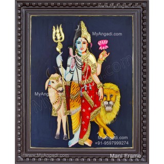 Arthanareeswarar Tanjore Painting