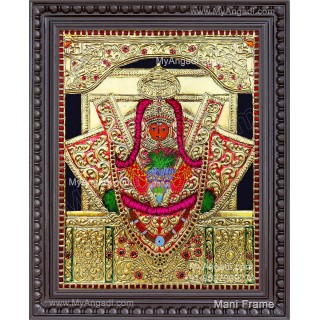 Sikkar Jeen Mata Goddess - Rajastan Tanjore Painting