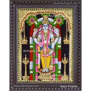 Guruvayurappan Tanjore Painting, Guruvayurappan Tanjore Painting
