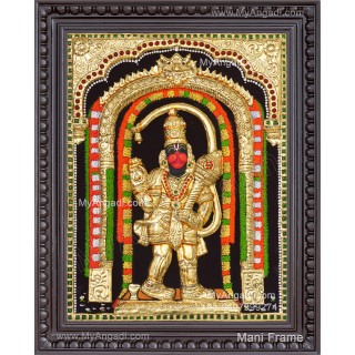 Ashtamsa Hanuman 3D Tanjore Painting