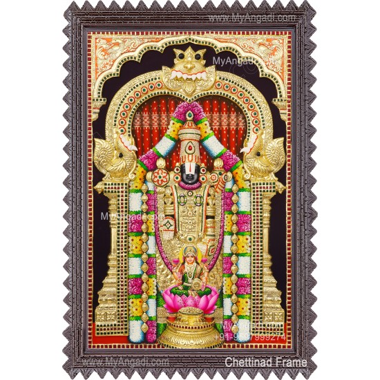 Balaji Lakshmi 3D Tanjore Painting