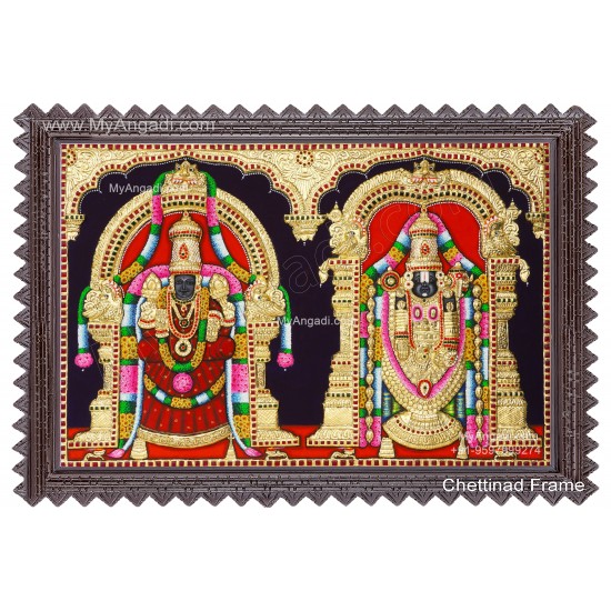 3D Balaji Thayar Tanjore Painting