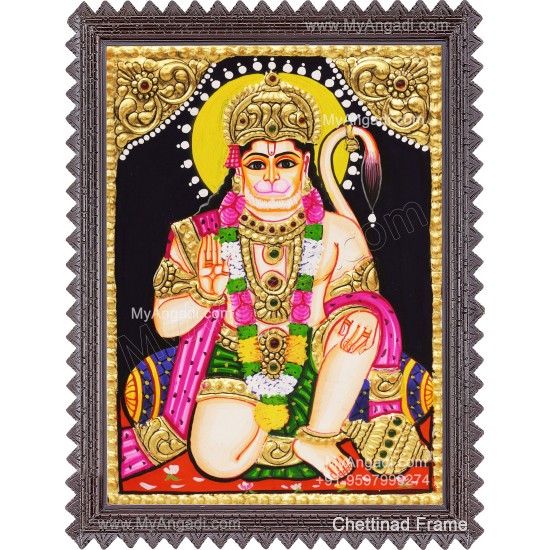 Hanuman Tanjore Painting