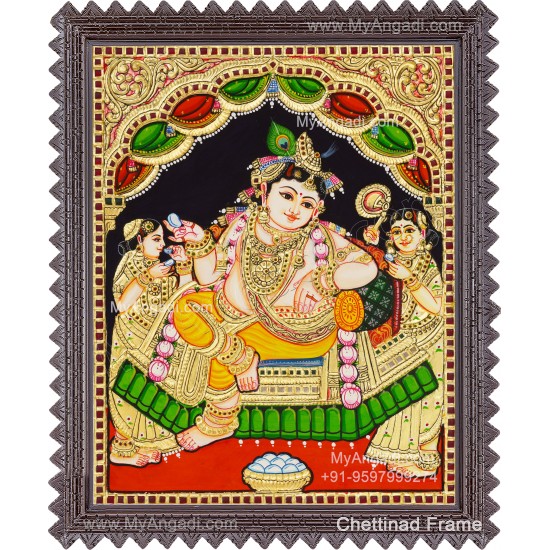 Butter Krishna Tanjore Paintings