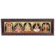 5 Panel Balaji Lakshmi Murugan Ganesha Saraswathi Tanjore Painting
