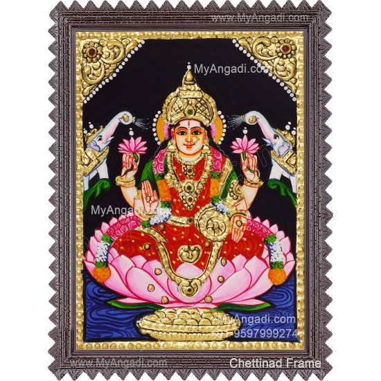 Gajalakshmi Tanjore Painting