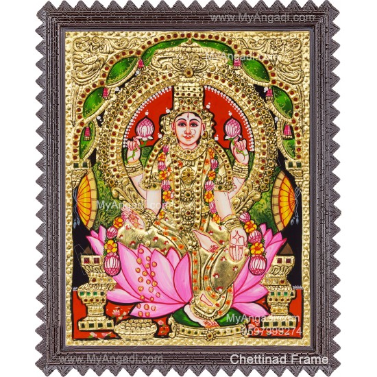 Iswarya Lakshmi Tanjore Painting