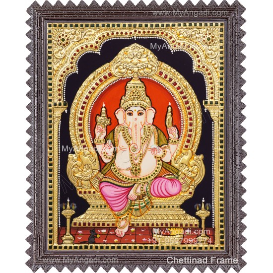 Ganesha Tanjore Painting