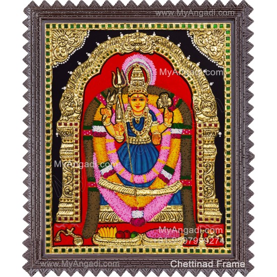 Muthu Mari Amman Tanjore Painting