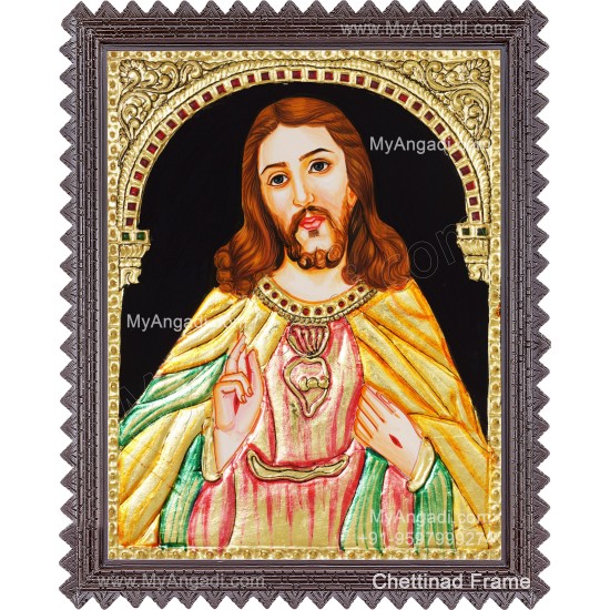 Jesus Tanjore Painting