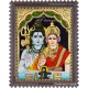 Shiva Parvathi Tanjore Painting