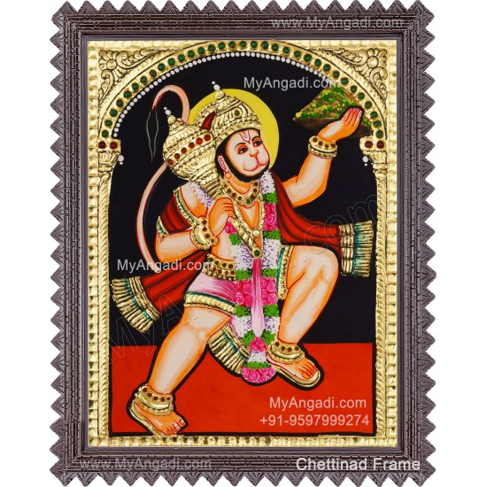Hanuman Tanjore Painting