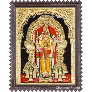 Thiruchenthoor Murugan Tanjore Painting