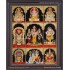 9 God Panel Tanjore Painting