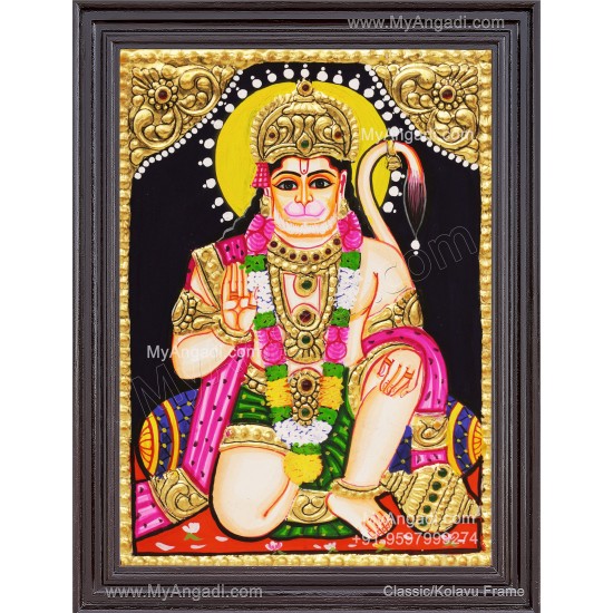 Hanuman Tanjore Painting