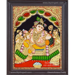 Butter Krishna Tanjore Paintings