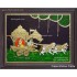 Geetha Saaram Tanjore Painting, Geetha Saram Tanjore Painting, Krishna Arjuna Chariot Tanjore Painting